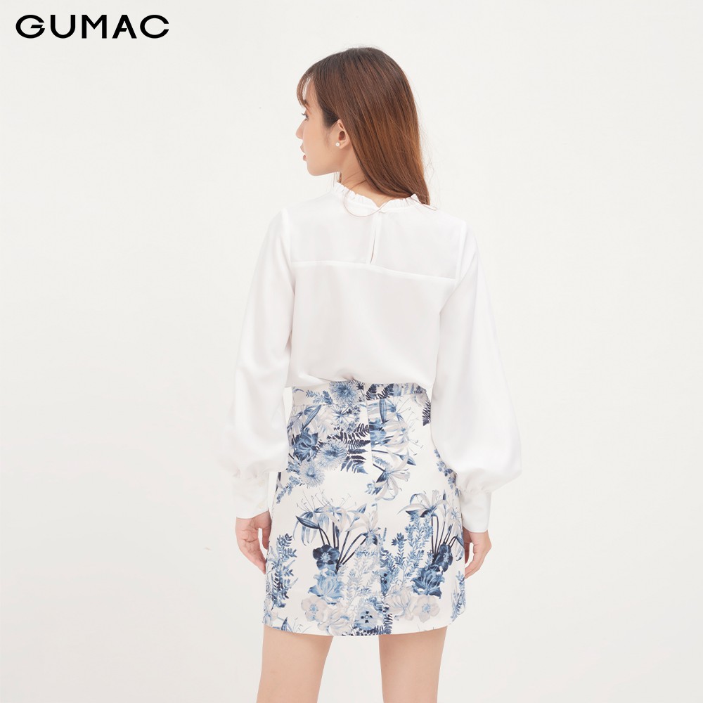 [Mã WAFAST hoàn 20% tối đa 100k xu đơn 250k] Chân váy A họa tiết VA12146 GUMAC | BigBuy360 - bigbuy360.vn