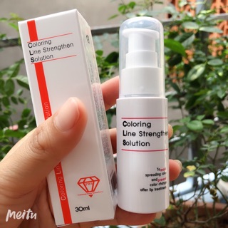 Nước co sợi khoá màu