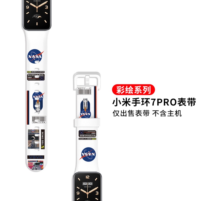 XIAOMI Dây Đeo Thay Thế Bằng Silicon Họa Tiết Hoạt Hình Cho Mi band 7 Pro 7 Pro / 7Pro Mi band 7 Pro