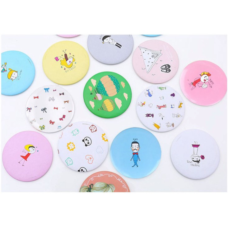 (trangsi) Gương Mini Bỏ Túi hình thú ngộ nghĩnh