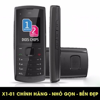 Điện Thoại cổ Nokia X1-01 2 sim 2 sóng Chính Hãng - Bảo Hành 6 Tháng - Siêu Bền - Bao Rẻ