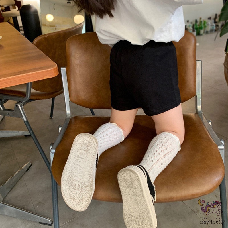 Quần Short Cotton Màu Sắc Trơn Phong Cách Thể Thao Thời Trang Mùa Hè Cho Bé Gái