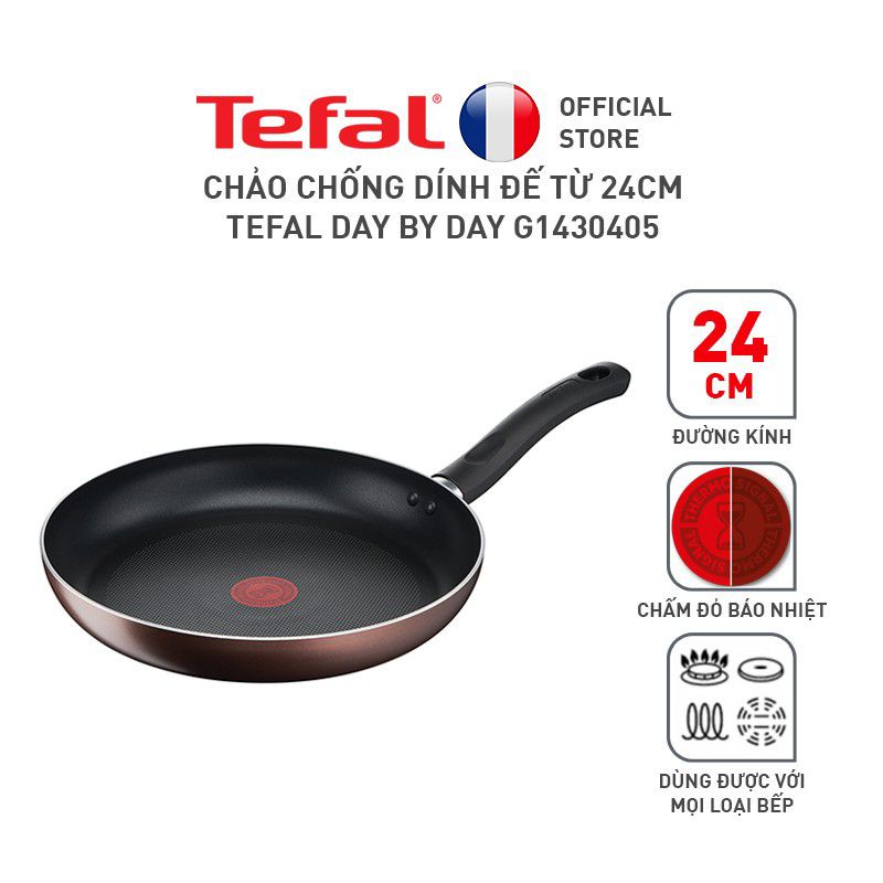 Chảo chiên Tefal Day by Day G1430405 24cm