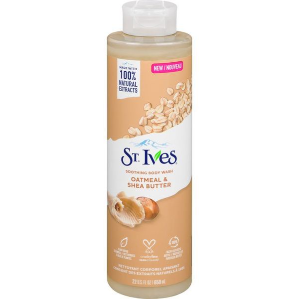 Sữa tắm ST.Ives muối biển,yến mạch bơ, cam chanh 650ml