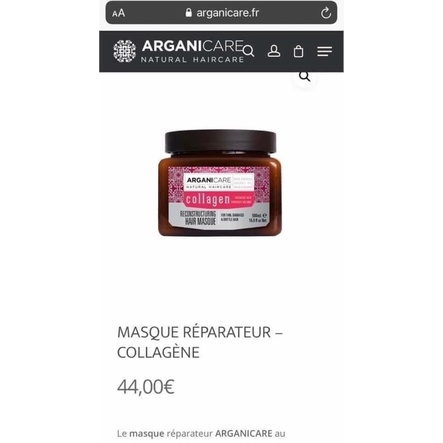 Bộ gội xả, hấp và dầu dưỡng tóc Collagen Aganicare