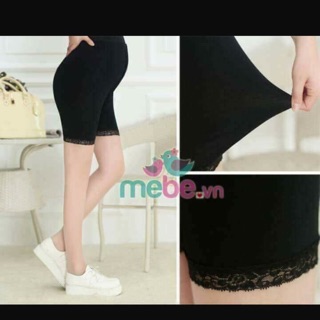 Quần đùi bầu mặc trong váy