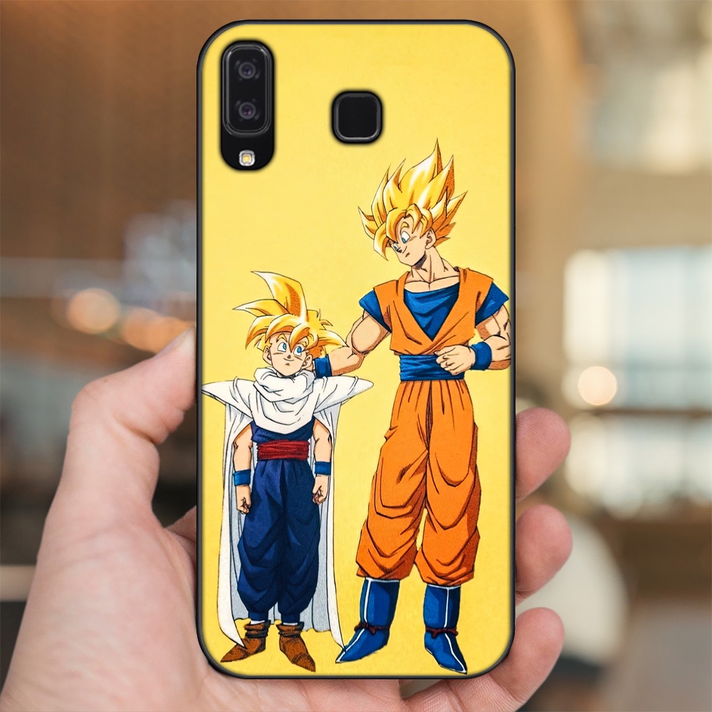 Ốp lưng Samsung A8 Star viền đen in hình Gohan Dragon Ball