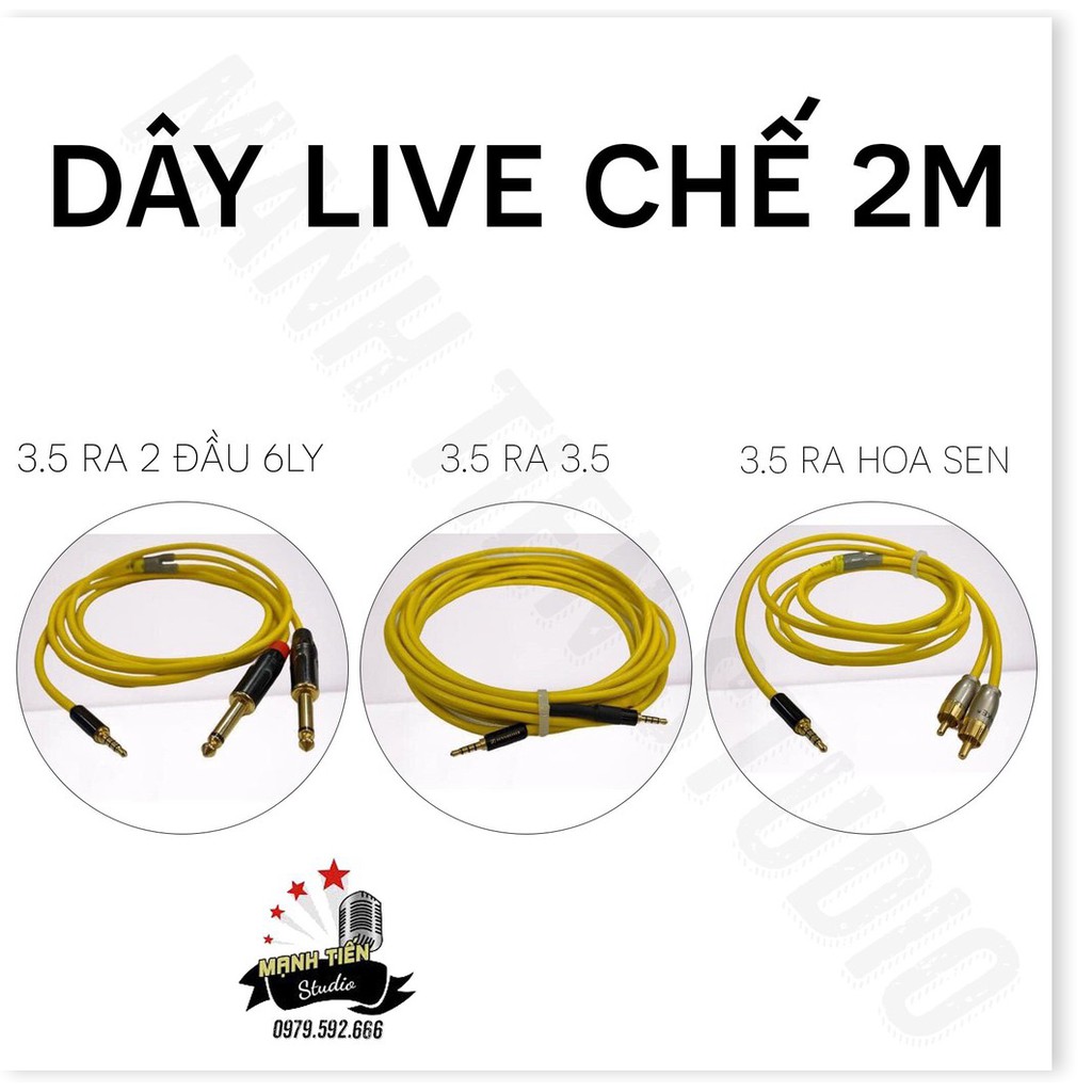 Dây livestream tự chế chất lượng cao dài 2m