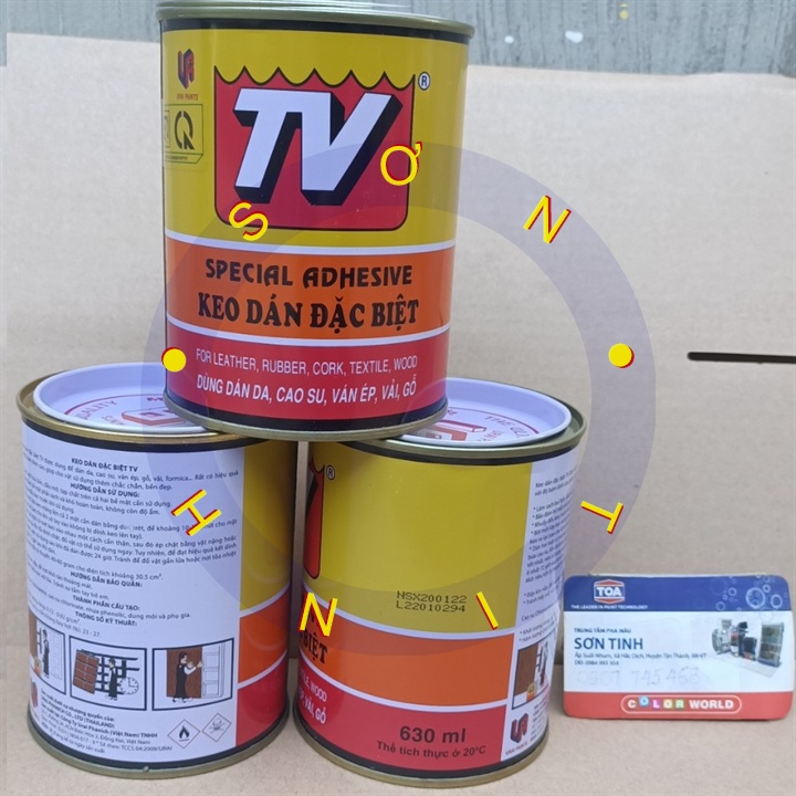Keo dán đặc biệt TV dán giày, đồ da, đồ gỗ 630ML
