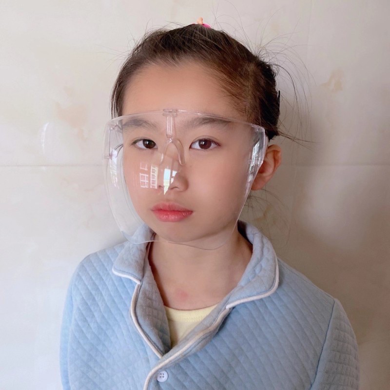 ❌sẵn HCM ❌kính chống giọt bắn cho bé mặt nạ bảo vệ cho bé face shield kid mặt nạ kháng khuẩn 2021