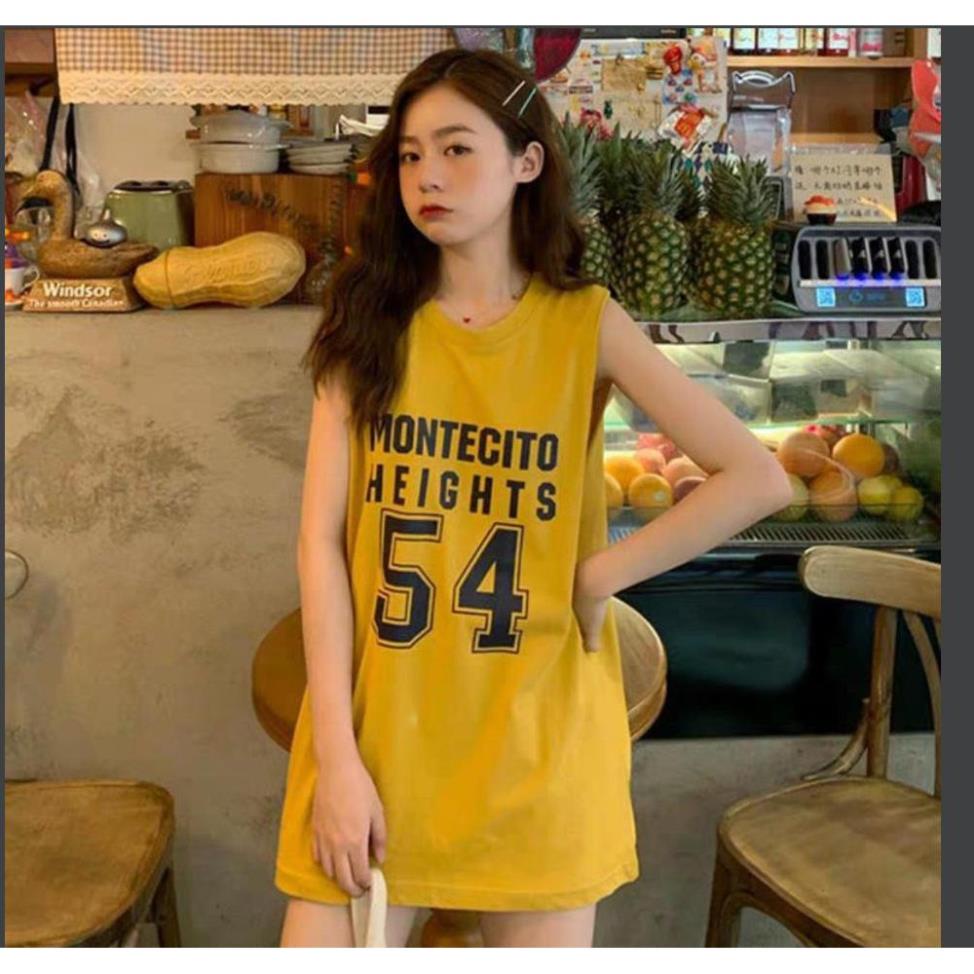[ FREESHIP ] Áo Sát Nách Thun Cotton Form Rộng oversize ulzzang, Áo Thun Ba Lỗ Unisex Nam Nữ in Chữ 54 Cá Tính M092