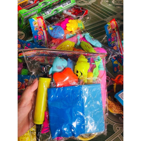 Đồ chơi câu cá 11 chi tiết cho bé ( có kèm phao và nam châm )