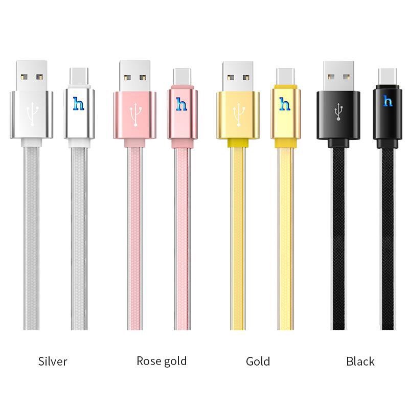 ✅Mới✅Cáp Sạc Nhanh Siêu Bền IP Android Đèn Báo Led, Hoco UPL12 TypeC/Micro USB, truyền dữ liệu dài 1.2m