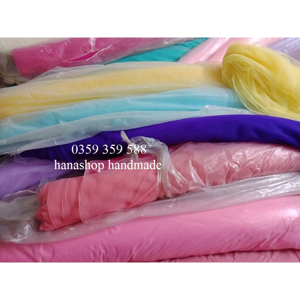 Vải voan lưới mềm loại 1 giá sỉ nguyên cây