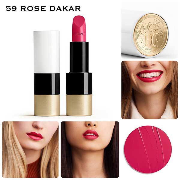 Xả kho Son sân bay Hers Satin Lipstick 59 - Rose Dakar - hồng dâu