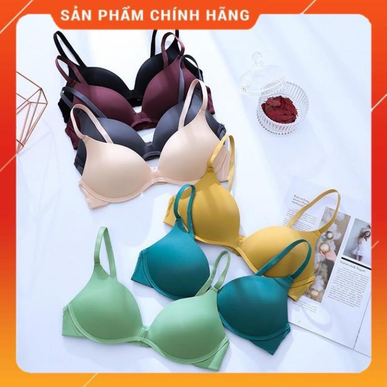 Áo Lót Su Lụa Sữa Đệm Mỏng, Không Gọng Tàng Hình Chống Lộ Viền 006