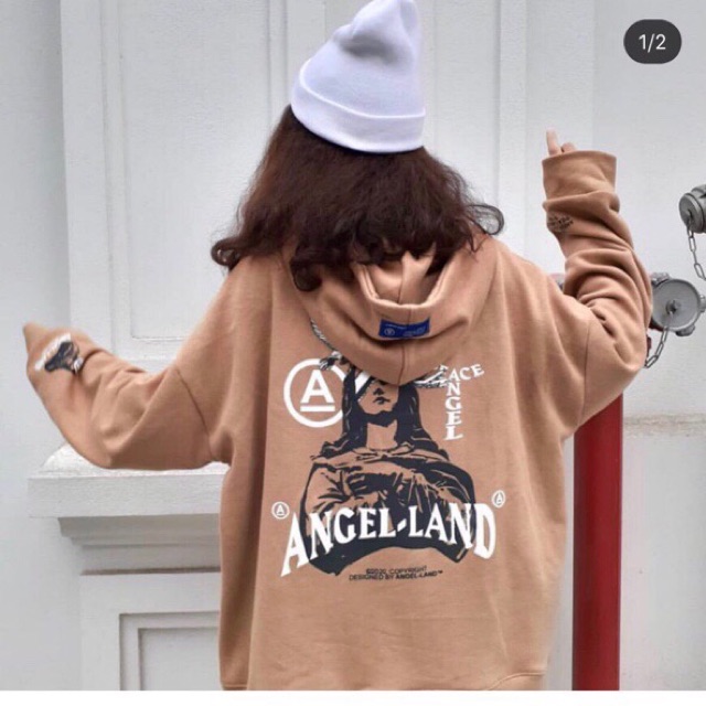 <>Áo Hoddie Nỉ Angel-Land | BigBuy360 - bigbuy360.vn