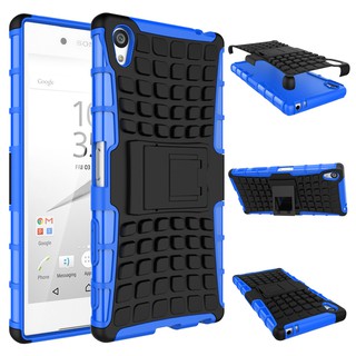 Ốp Lưng Nhựa Cứng PC+TPU Màu Xanh Dương Cho Xperia Z5 5.5" Sony E6853 E6883