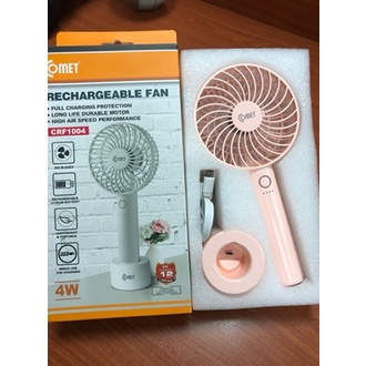 Quạt sạc cầm tay comet CRF1004 chính hãng