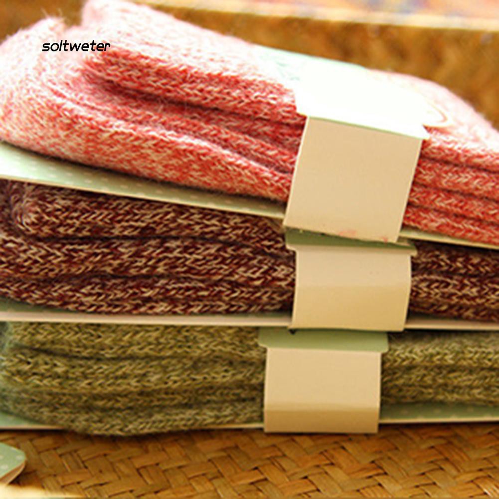 Bộ 5 đôi với vải sợi len ấm áp mùa đông dành cho nữ