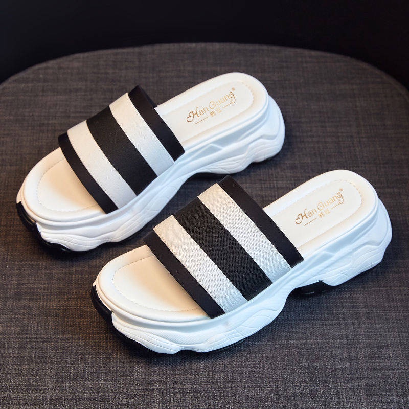 Giày Sandal Đế Dày Phong Cách Mùa Hè Kiểu Mới Dễ Phối Đồ