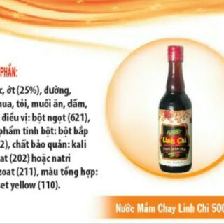 Nước mắm chay linh chi 500ml