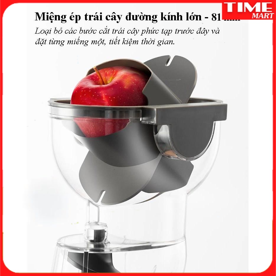 [CHÍNH HÃNG] Máy ép chậm rau củ quả Xiaomi Bud Bj32 công suất 250W. Đạt tiêu chuẩn FDA [TIME_MART siêu thị tiện ích]
