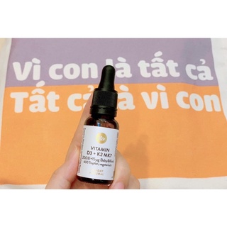 ( Hàng có sẵn) Vitamin D3 k2 Mk7 200ie cho bé