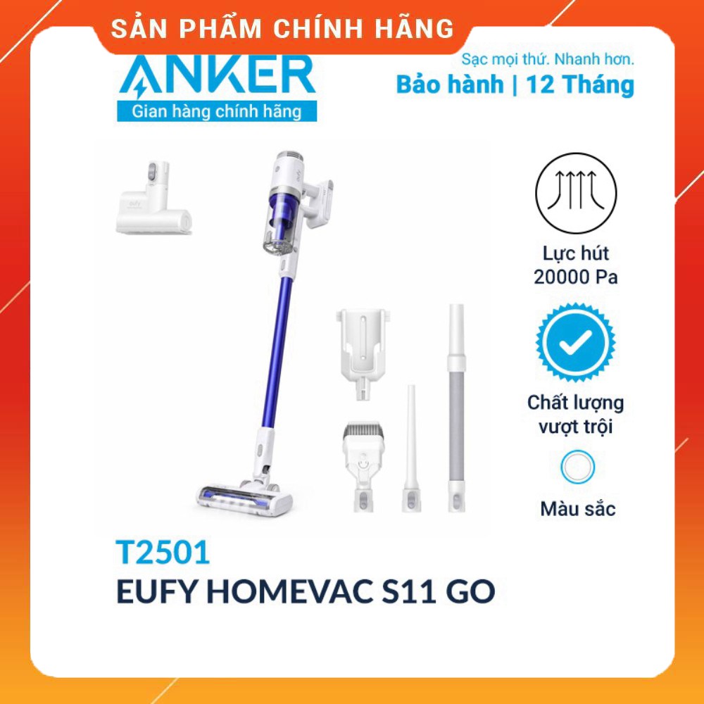 Máy hút bụi cầm tay không dây EUFY HomeVac S11 Go (by Anker) - T2501