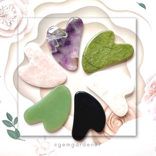 Đá Guasha massage mặt Cao Cấp Full BOX