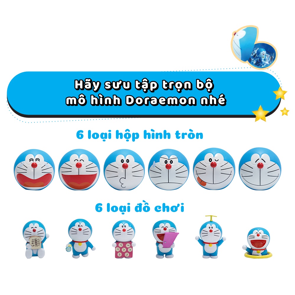 Kẹo gum hương cam Lotte Doraemon 3,2g kèm mô hình Doraemon nhỏ
