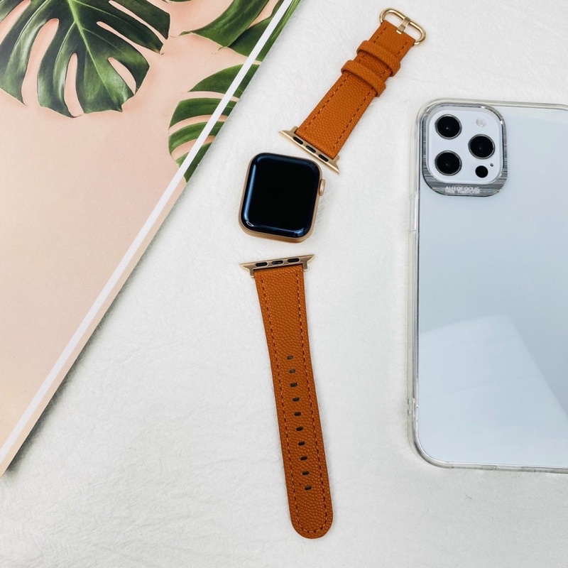 Dây Da dẻo Đồng Hồ nhà táo khuyết Siêu Đẹp, Siêu Mềm size 38.40.41.42.44.45.49 mm cho các dòng Series 1.2.3.4.5.6.7