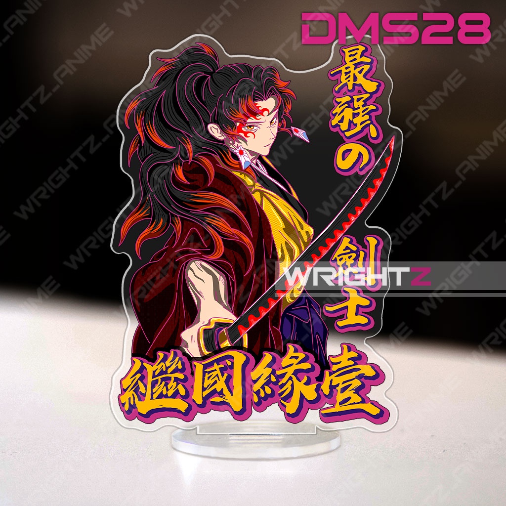 Mô hình Standee Wrightz bằng arcrylic Kimetsu no Yaiba Demon Slayer anime decor góc học tập làm việc