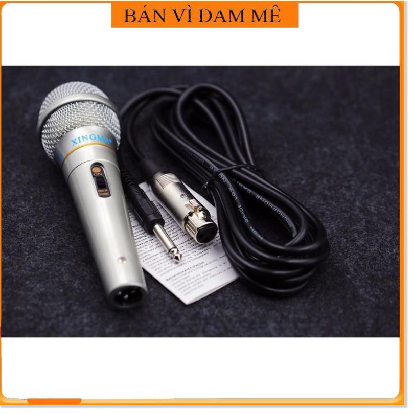 Micro Karaoke Chống Hú, Độ nhạy - hút âm cao - TOP Mic Hát Karaoke mẫu mới,Mic karaoke xingma. Bảo hành 1 đổi 1 SCG 24h