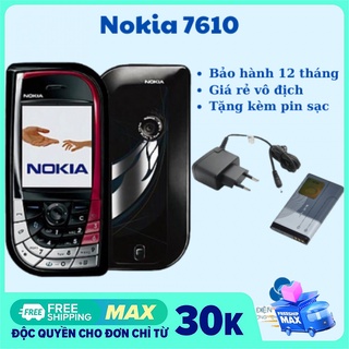 Điện thoại nokia cổ 7610 chiếc lá lớn huyền thoại có pin sạc đầy đủ-Bảo hành 12 tháng