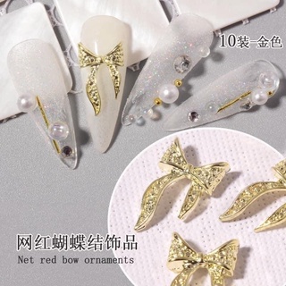 phụ kiện trang trí móng charm nơ quốc dân