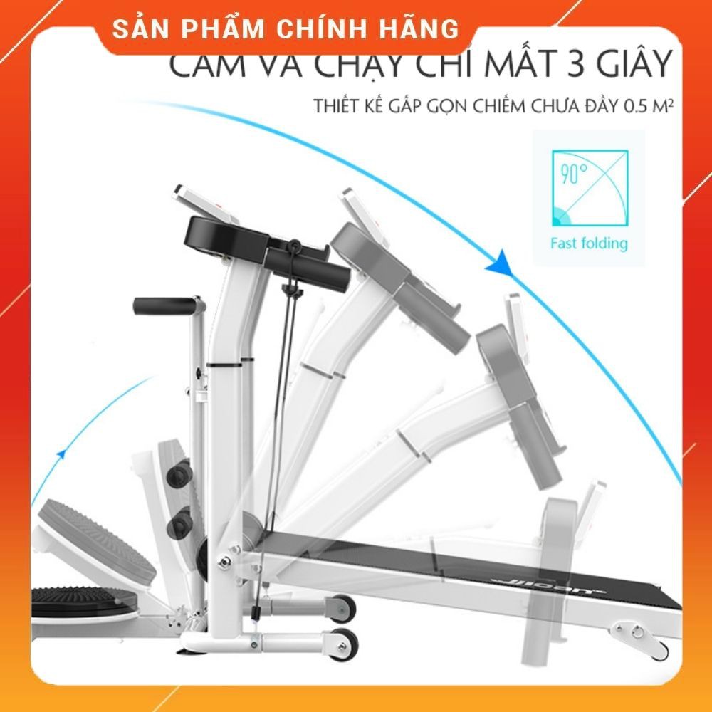 Máy tập chạy bộ cơ đa năng Kore Sport chạy tiêu tan mỡ toàn cơ thể tăng cường sức khoẻ tại nhà NK HÀN QUỐC ảnh thật