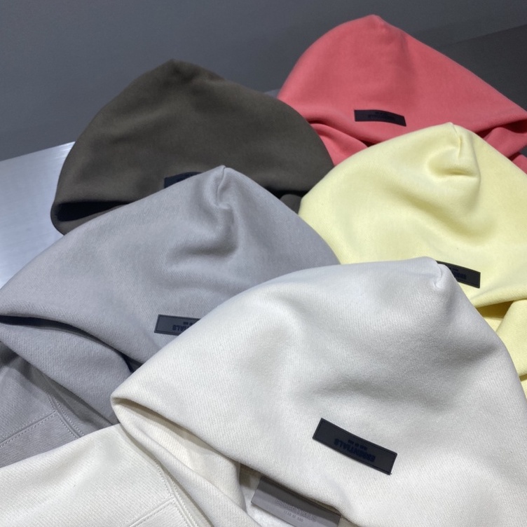 ⚡️[Mirror Quality] - Áo Hoodie FOG Fear of God ESSENTIALS Egg Shell/Smoke – FW22, Áo hoodie FOG ss22 nỉ bông oversize