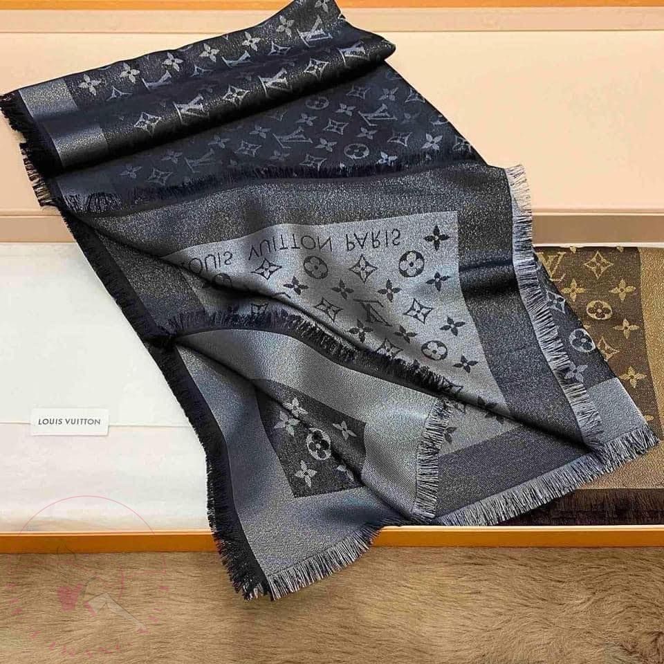 Khăn Choàng Đũi Lv Vuông 1.4m Mướt Mịn Và Sang Trọng Mẫu 6