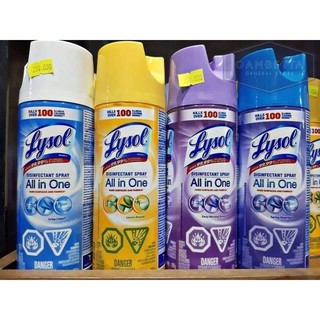 LYSOL BÌNH XỊT KHỬ KHUẨN 99.99% 350g