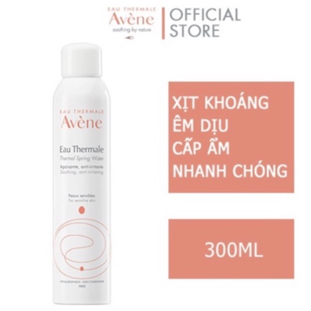 Xịt Khoáng Avène Cấp Nước, Làm Dịu &amp; Giảm Kích Ứng Thermal Spring Water