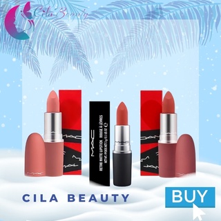 Son Mac Powder Kiss Lipstick, Rettro Matte, Matte, Son Mac Chính Hãng Full Size 3g 30 màu son