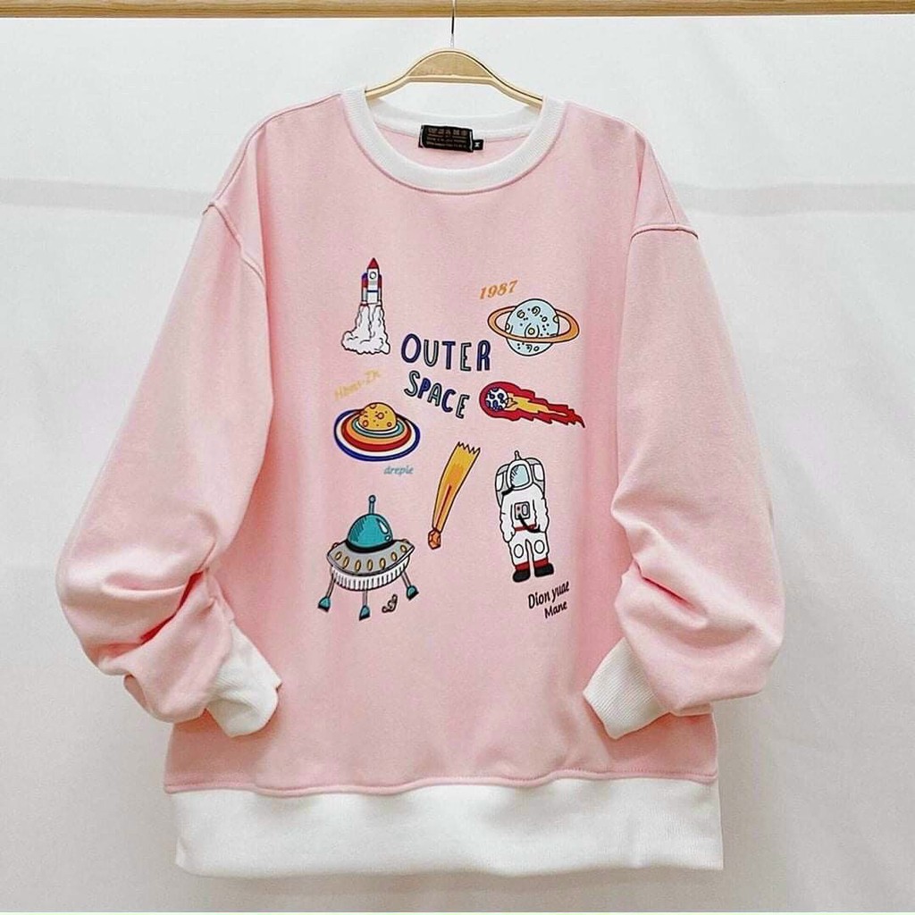 Áo Khoác Nỉ Sweater Cho nam Cho nữ và Cặp Đôi  Có 3 Màu,Form rộng Unisex