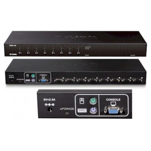 Bộ Chuyển Mạch Switch D-link KVM-440 8-Port PS2/USB - Hàng Chính Hãng