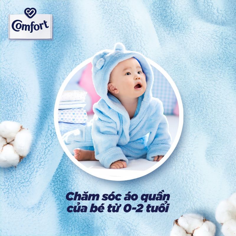 Túi Nước xả vải Comfort cho da nhạy cảm 3.8L