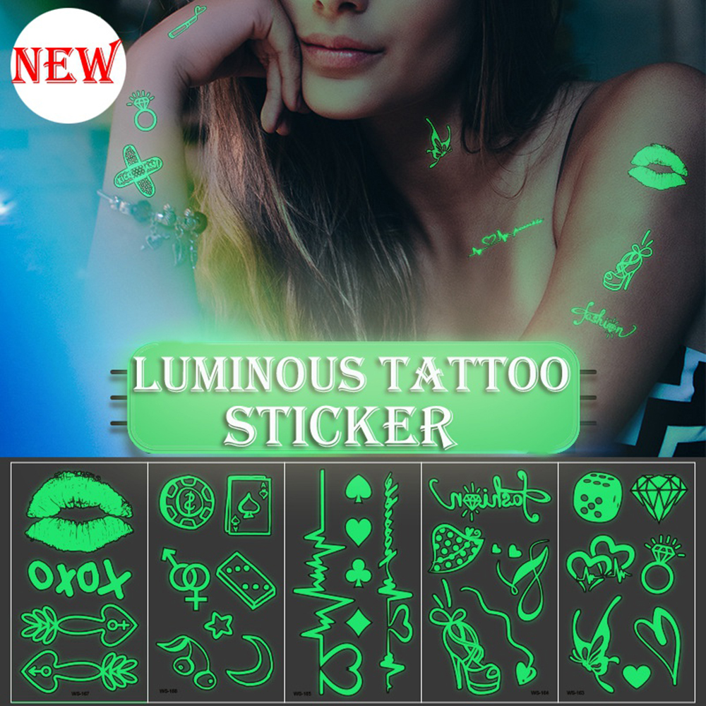 [Hàng mới về] Hình xăm dán tạm thời chống thấm nước cá tính gợi cảm cho nữ