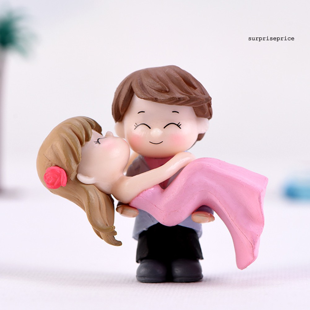 Mô Hình Cặp Đôi Cô Dâu Chú Rể Ngọt Ngào Trang Trí Tiệc Cưới