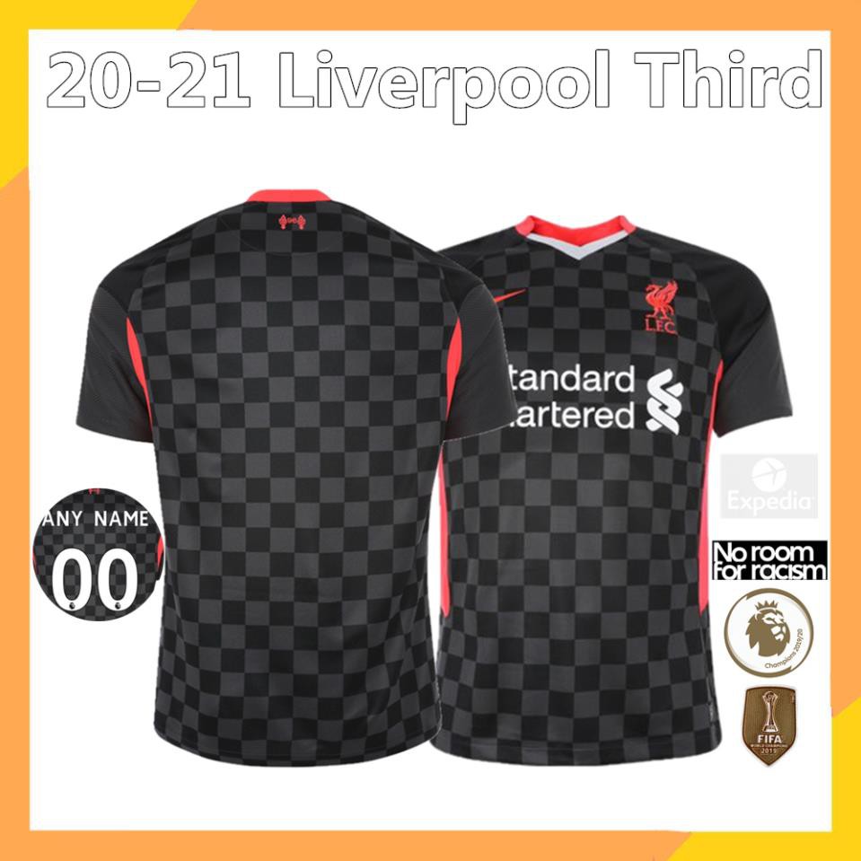 【S-4XL】New Áo Liverpool sân khách mẫu 3 20-21 quần áo đá bóng  ྃ