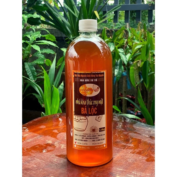 1,4KG Mật ong hoa rừng cà phê nguyên chất loại đặc biệt