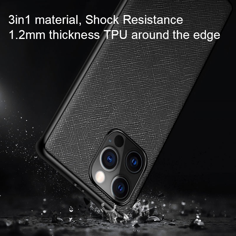 Ốp Điện Thoại Da PU Viền TPU Chất Lượng Cao Cho iPhone 11 12 13 Pro Max 12 13 Mini